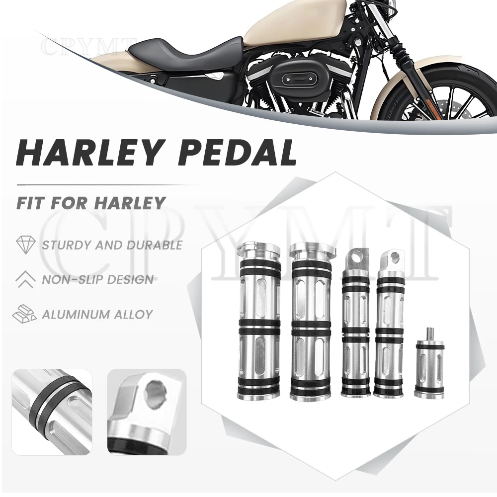 

CNC Handle Grips Foot Pegs Footrests Shifter Peg Fit For Harley Sportster Iron XL Touring Dyna Fat Bob Softail V