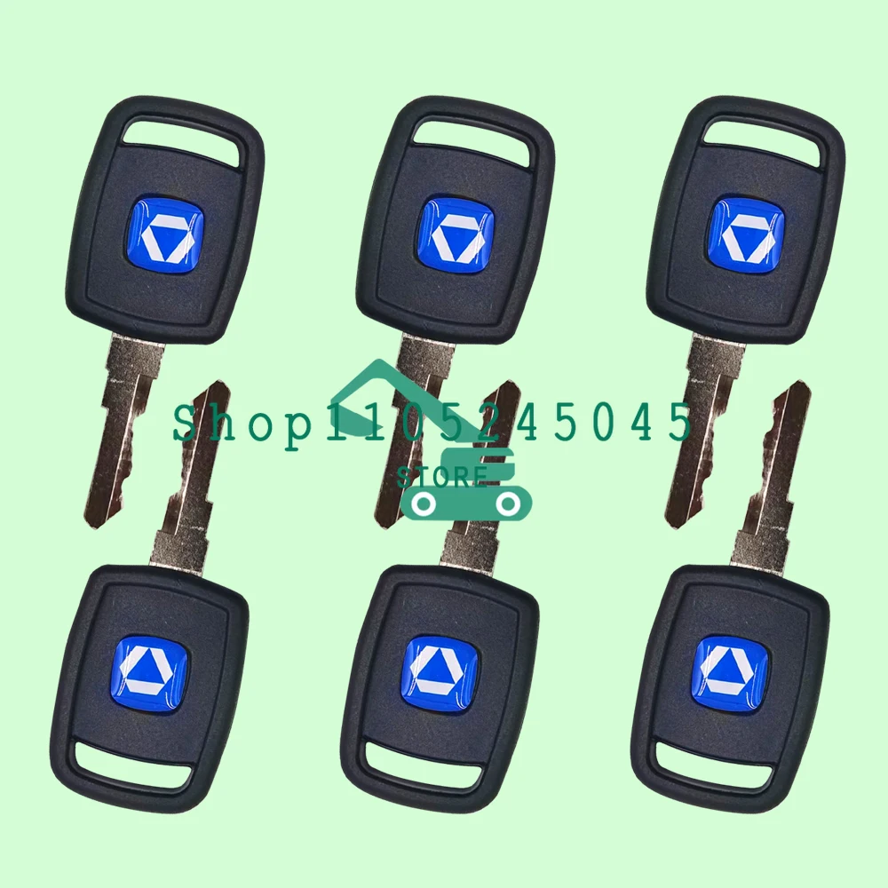 20Pcs New XCMG Ignition Keys 30E 40B 50C 50CN 855 859 Electric Lock Key for Xugong Liugong  Loader