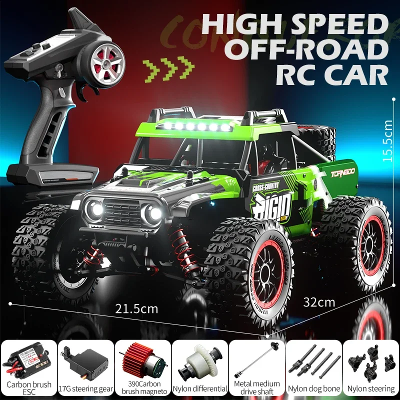 

Jjrc Rc Car Professional Brushless 4Wd Crawler All Terrain Off-Road Highspeed Full Throttle Racing Car Electric Vehicle Gift