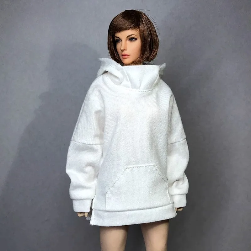 

Модная свободная толстовка с капюшоном в масштабе 1/6, толстовка с капюшоном, повседневная куртка, модель одежды для 12-дюймовых фигурок, аксессуар для куклы