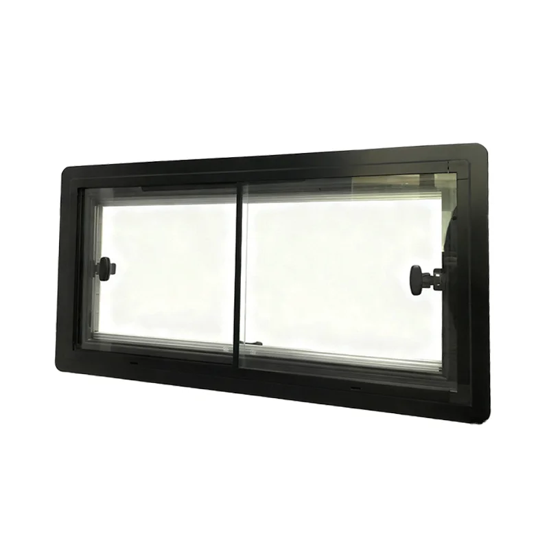 Factory Price Universal Fit RV/Caravan Sliding Window With Mosquito Net for Replacement 900*550mm Custom Sizes