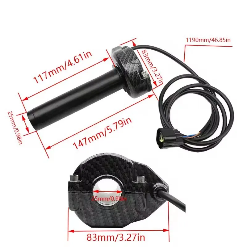 Motorcycle Throttle Turn Grip Handlebar Accelerated Handle Throttle For Sur-Ron Surron Light Bee S X Motocross Parts