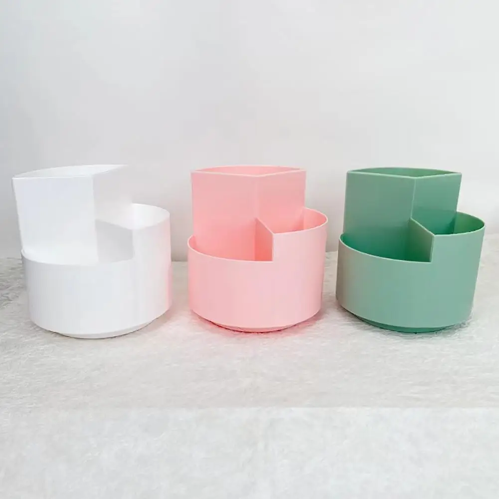 Держатель для кистей для макияжа, настольный универсальный органайзер для ручек с несколькими отделениями для офиса, дома и школы, эффективный