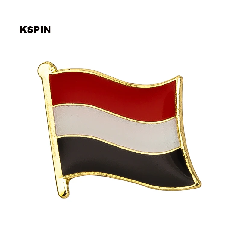 Yemen flag pin lapel pin badge Brooch Icons KS-0200