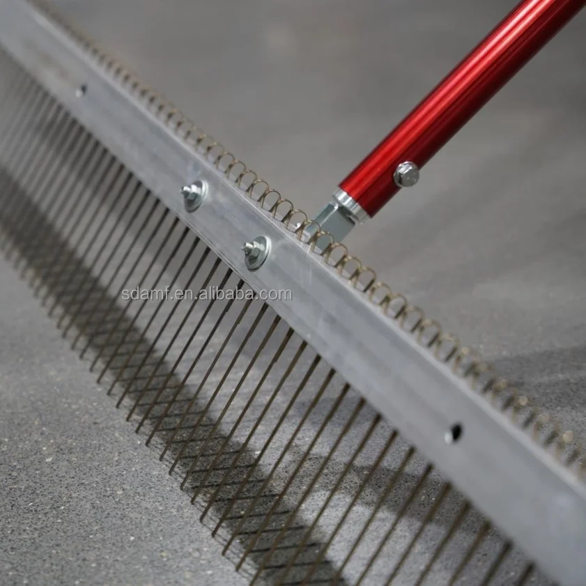 Professional Concrete Floor Texture Comb Brush 915mm Length