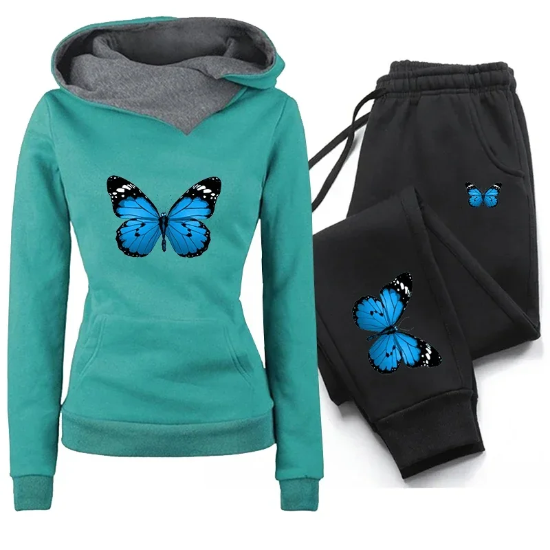 Damskie bluzy dresowe z długim rękawem Casual Hot Sales Jednoczęściowe bluzy Codzienne spodnie dresowe Komfort Outdoor Jogging Sport