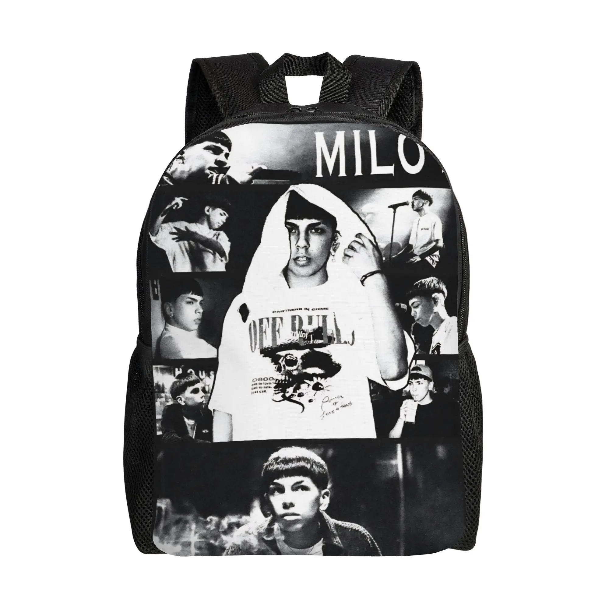 

Argentinian Milo j Rapper Backpack for Men Women Fashion Student Work Daypack Laptop Computer Shoulder Bag Gift