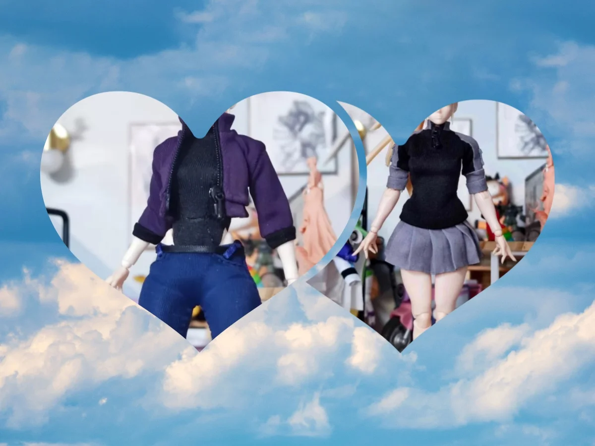 

【Без фигурки】Одежда и аксессуары для женских фигурок в масштабе 1/12: повседневный костюм, компрессионная спортивная одежда для 6-дюймовых фигурок-моделей.