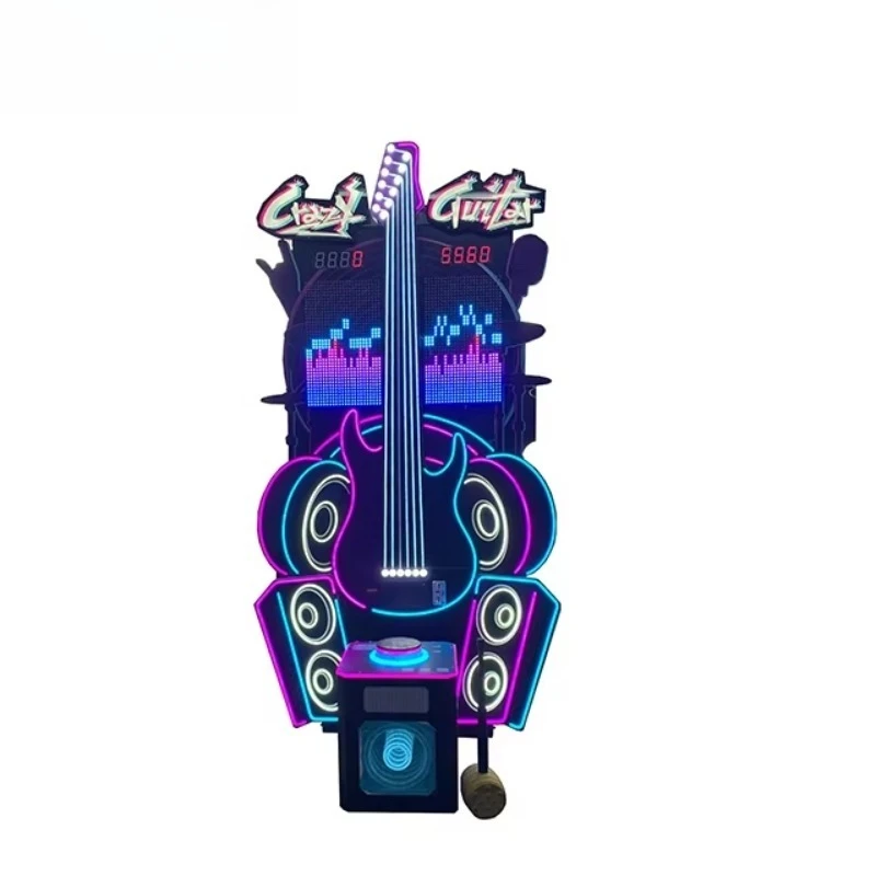 Crazy Guitar Hammer Hitting Sport Game Machine New Design Redemption Arcade for Game Center Custom