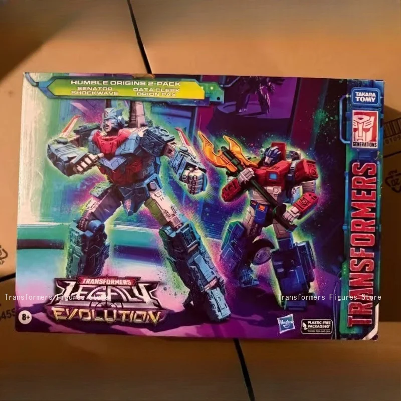 العلامة التجارية الأصلية الجديدة محول ألعاب روبوتية SDCC موجة الصدمة أوريون باكس G1 فيلم الكرتون عمل الشكل أنيمي المنقولة نموذج دمية الهدايا