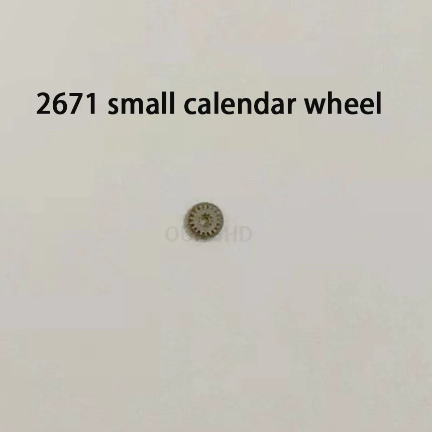 Original geeignet für 2671 bewegung kalender rad kalender kleine über rad schnell zifferblatt kalender rad Original demontiert par