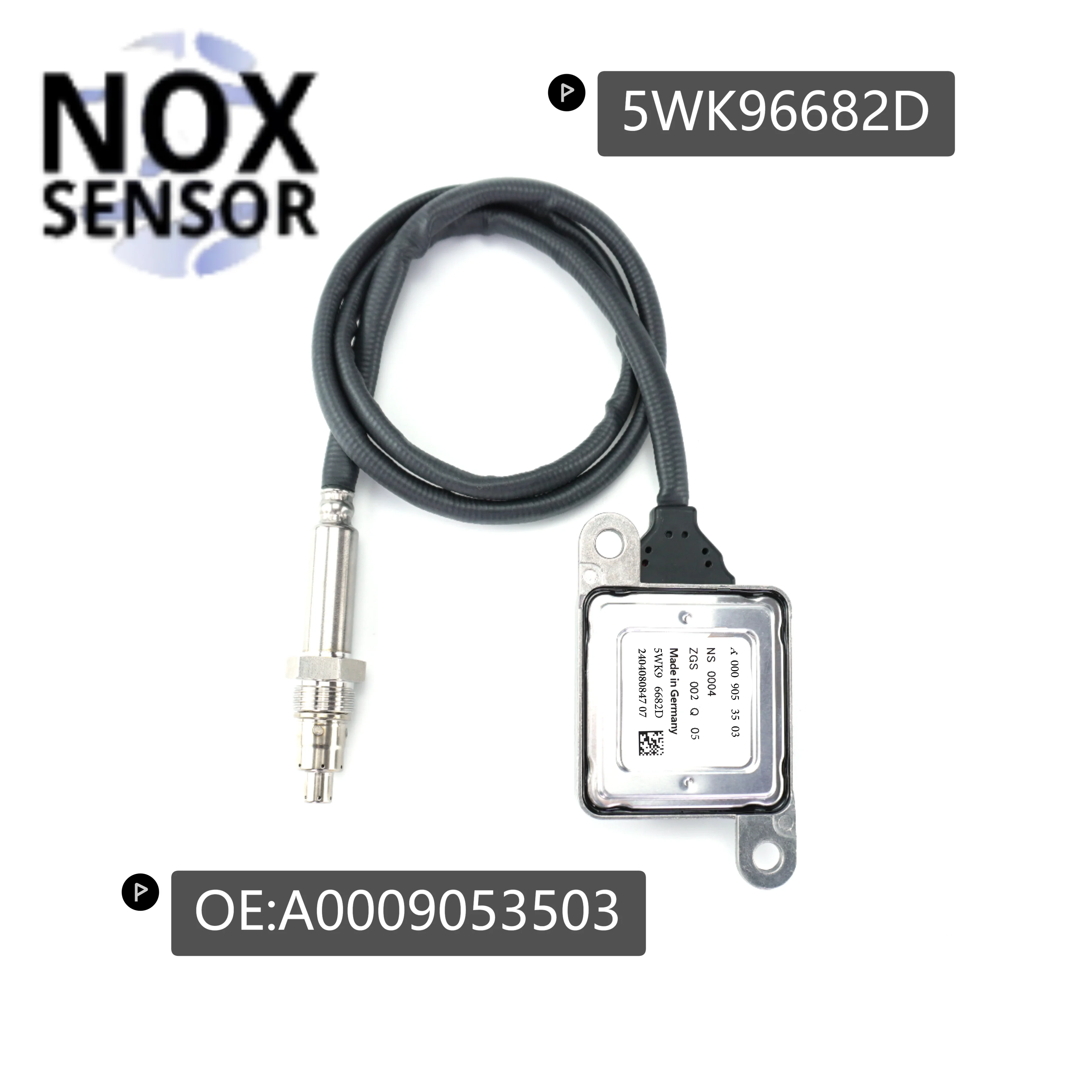 A0009053503 5WK96682D 5WK9 6682D Sensor NOX do oxigênio do nitrogênio para Mercedes-Benz 14-16 E250 Sprinter 2.1L 2500/3500