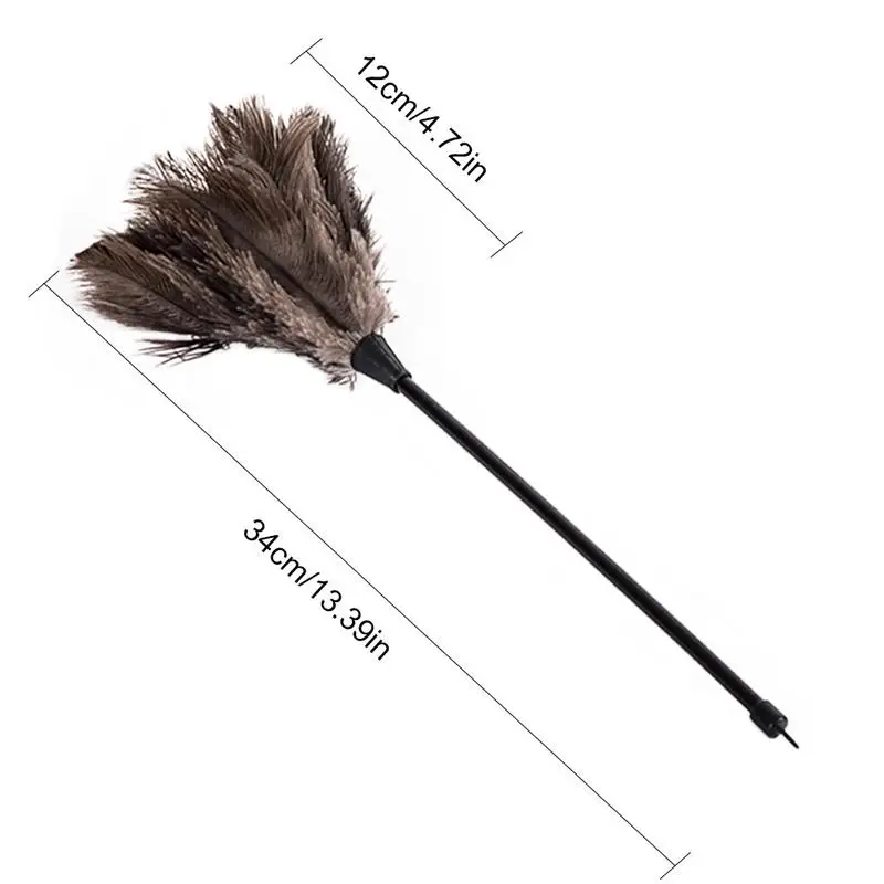 Mini Dust Duster Ostrich Soft Delicate Comfortable Touch Feather Duster Home Living Room Cleaning Tools