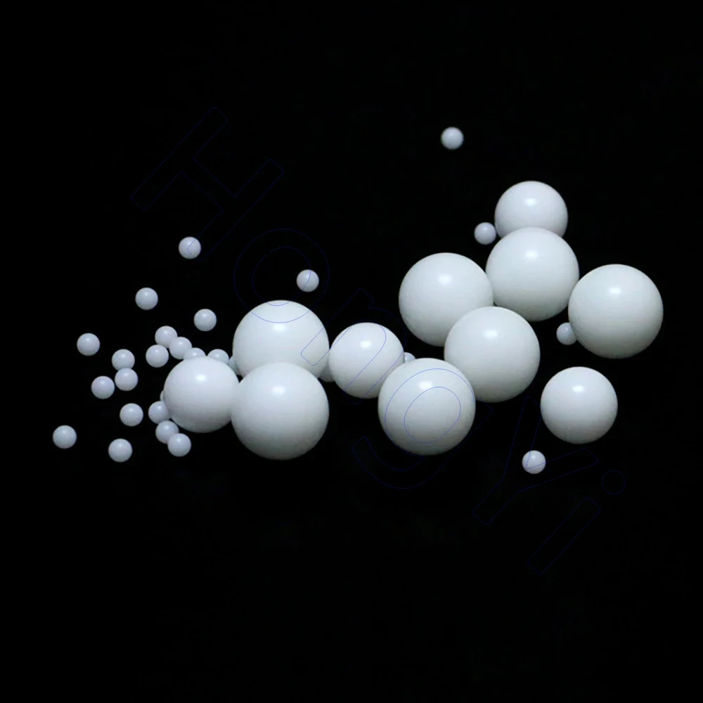 White POM Plastic Ball Round Beads Dia 2 3 4 4.5 5 5.55 6 6.35 7 7.14 8 9 10 11.11 12 12.7mm Polyformaldehyde Solid Balls