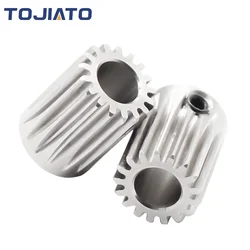 1-5pcs DDG Stainless Steel Pinion Extruder Motor Gear 5mm/0.5M 17T For Extrusion Wheel for 3D Printer Extruder Hotend Upgrade