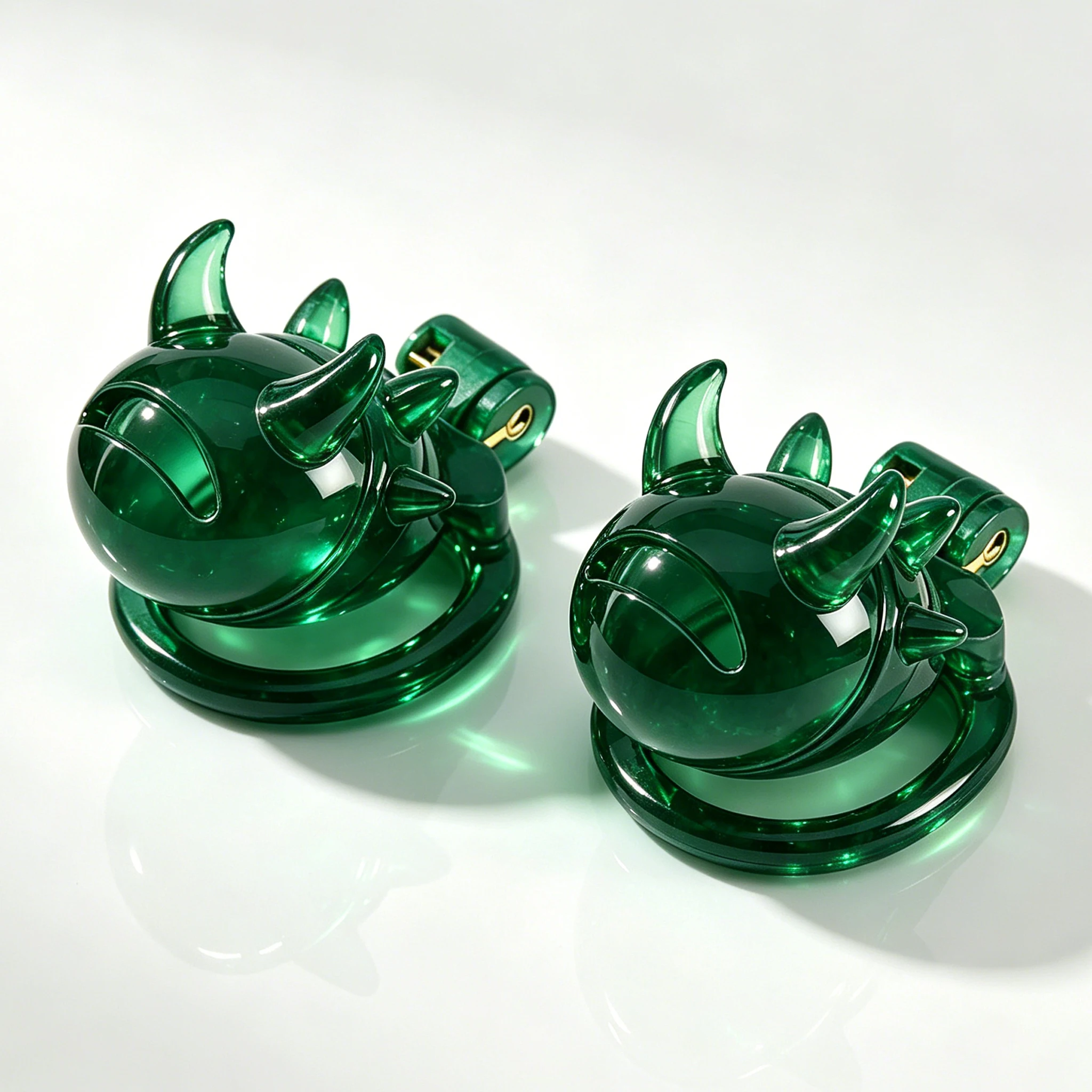 Angels and Demons Penis Lock New Color Chastity Cage with Lock and 4 Rings BDSM Penis Restrain for Man Couple Adult Sexy Games