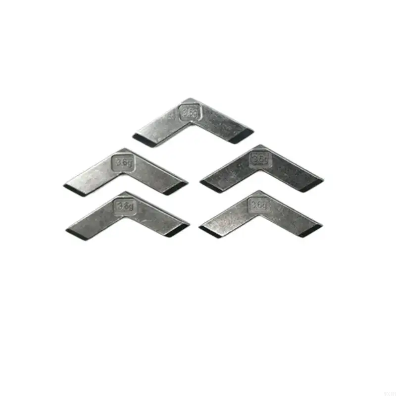 Set of 5 Metal Weights for Designers Tailored Mouse Control in Gaming and Design 
