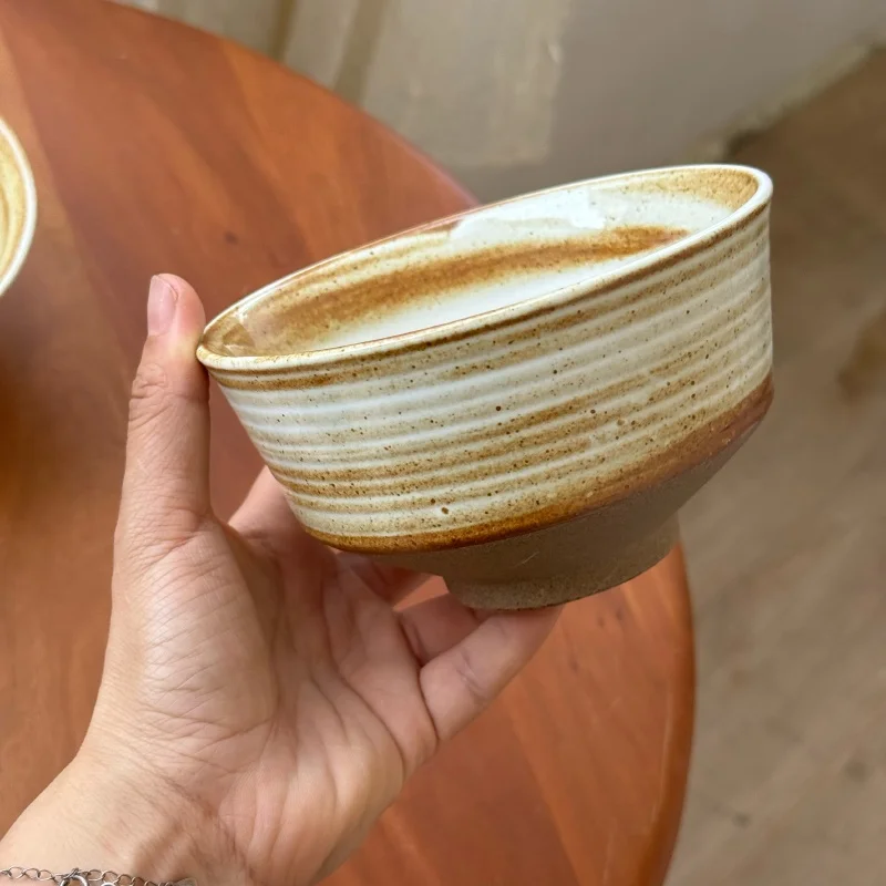 Attractive Bowl for Rice And Porridge High Footed Ceramics from Jingdezhen Good Looking Shape Chinese Style Daily Use Dishware