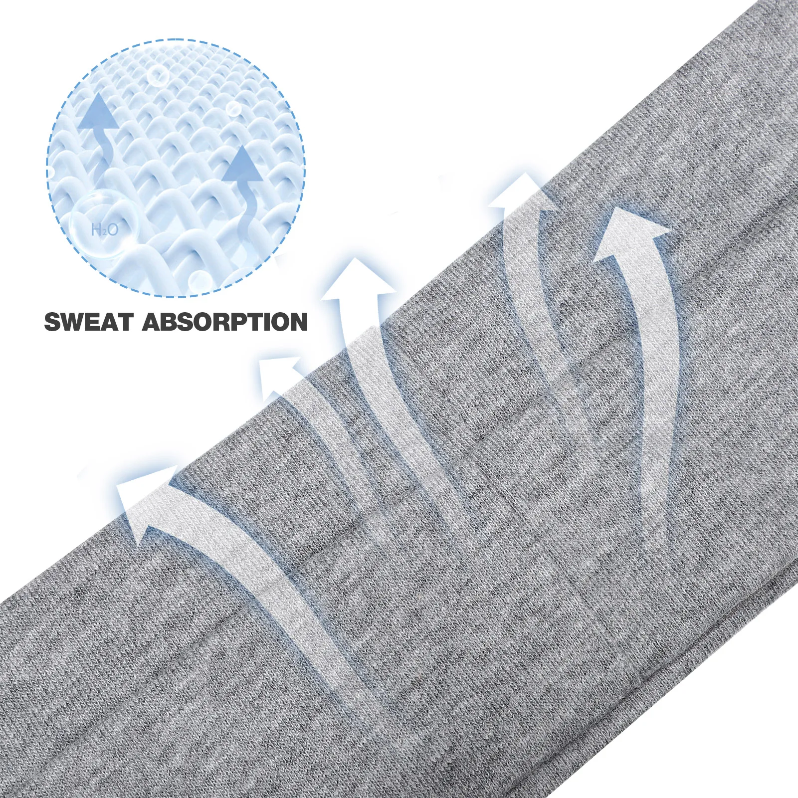 

7-компонентная повязка на голову для йоги, широкая повязка на голову для женщин и мужчин, хлопковая эластичная повязка для фитнеса, серая, белая, бежевая, синяя, черная