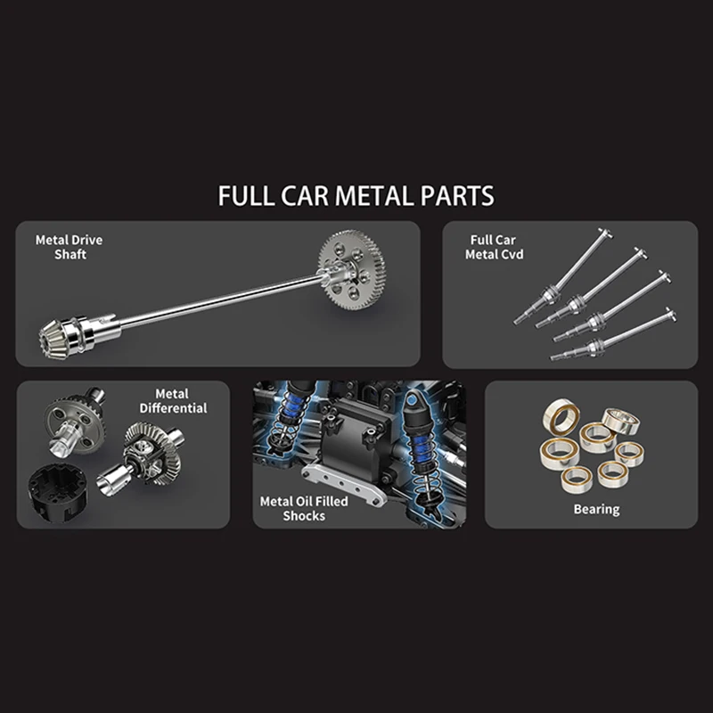 MJX Hyper Go 12212 1/12 borstelloze RC auto 4WD 58 km/u hoge snelheid off-road monstertruck 2.4G afstandsbediening auto speelgoed als geschenk