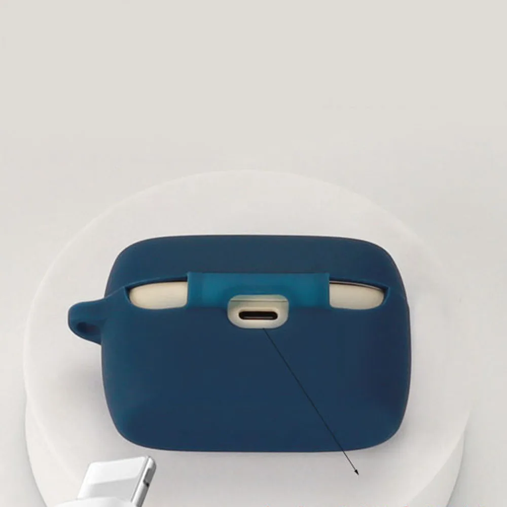 ซิลิโคนสำหรับ Jabra ELITE 5สี Anti-Drop ป้องกันหูฟังฝาครอบกล่องชาร์จพร้อม Hook