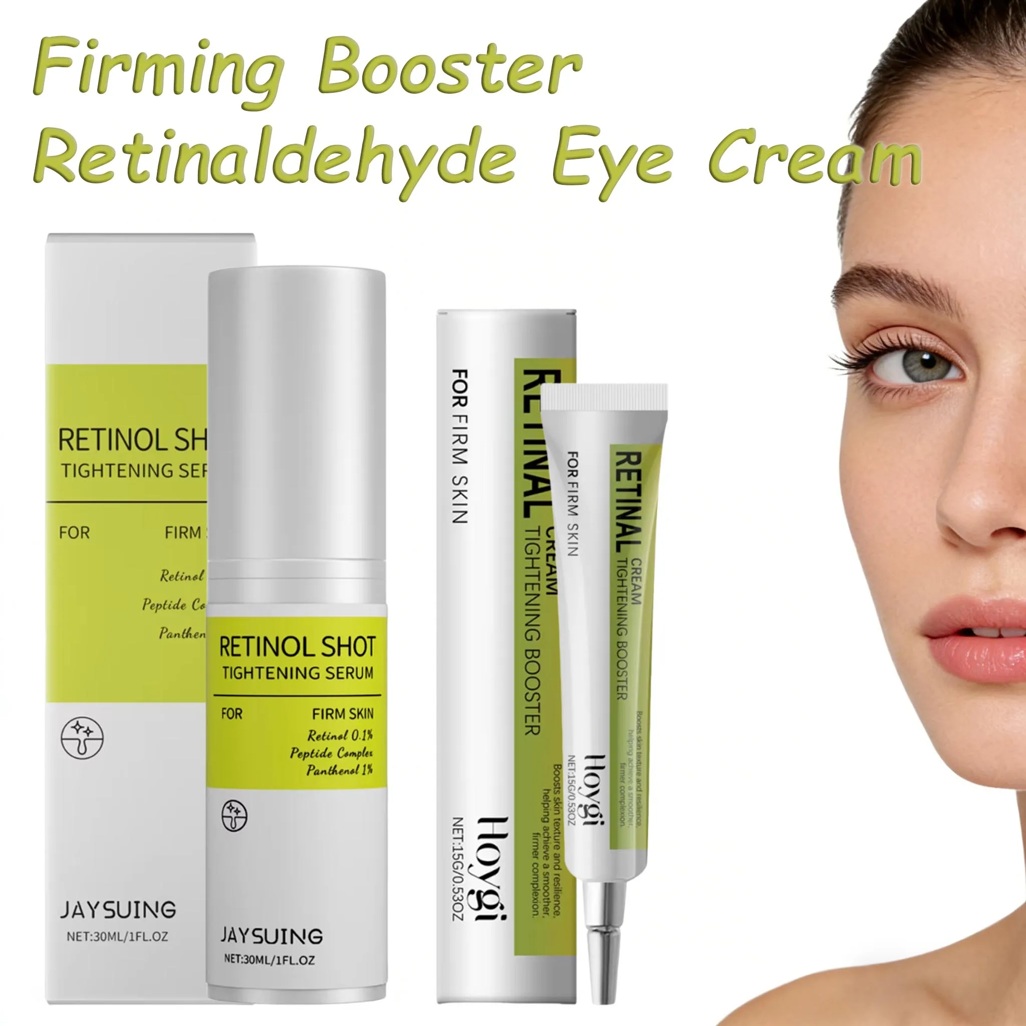 Retinaldehyde Firming Booster Eye Cream Skin Tightening Firming Booster Resilience Smooth Complexion Night Repair Face Care