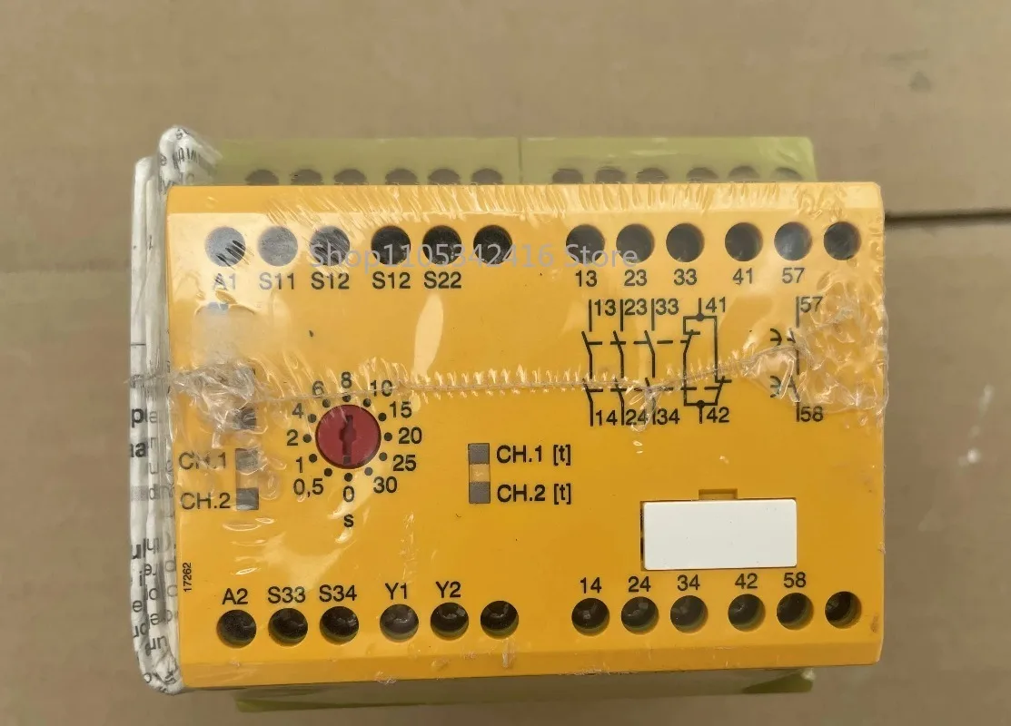 Top Quality PNOZ V 30s Safety Relay 24VDC 3NO+1NC+1TD 0.05-30s Industrial Protection Relay