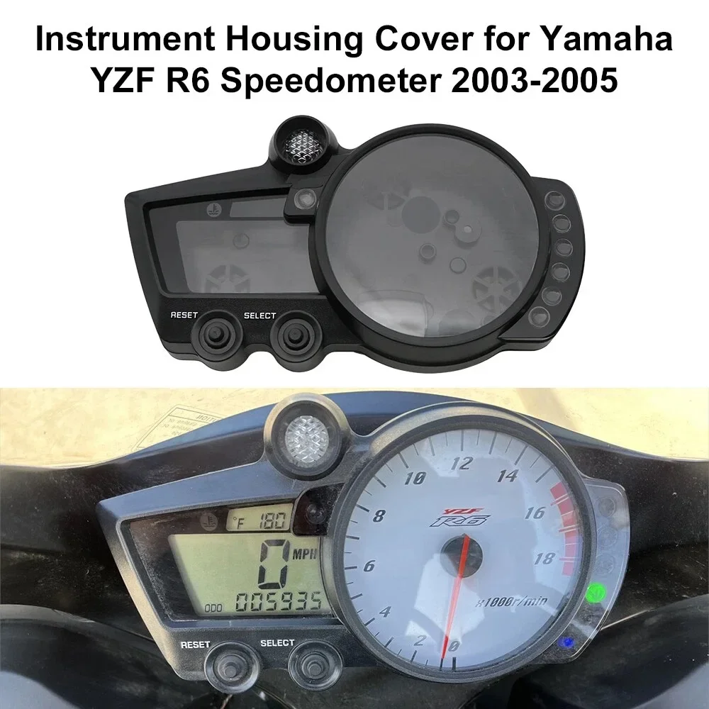 Instrument Housing Cover for Yamaha YZF R6 R6S R1 Speedometer