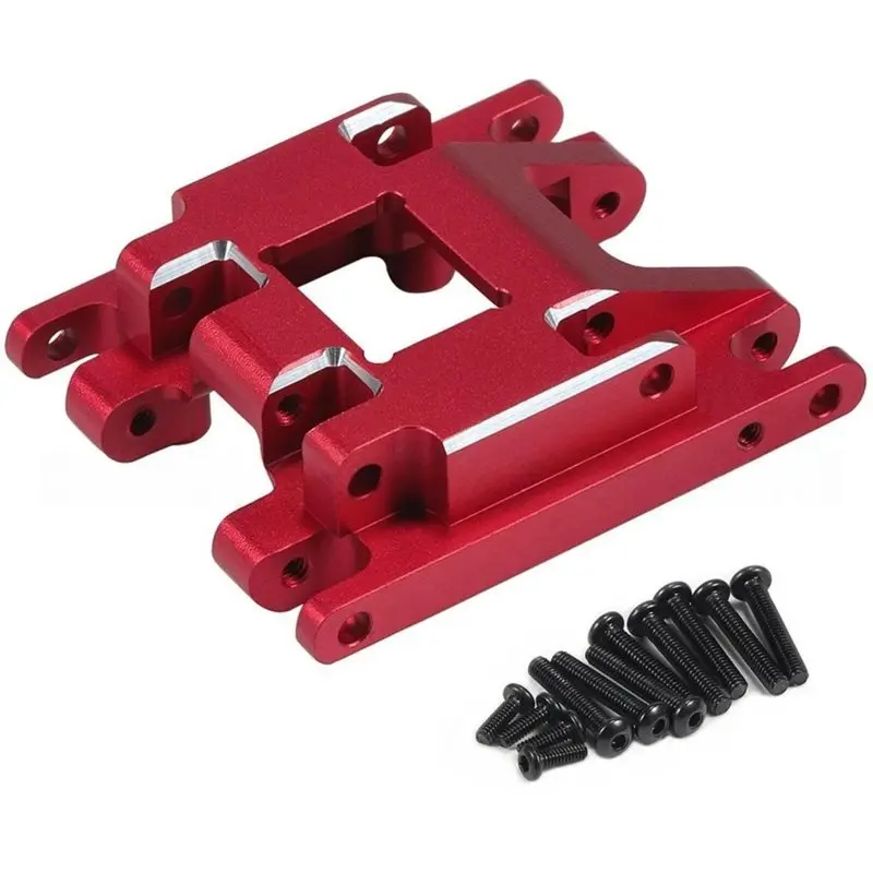 MACH-For 1/18 RC Crawler Transmission Set 11T Pinion Skid Plate Aluminum Alloy Housing For TRX4M Bronco Defender Upgrade Parts