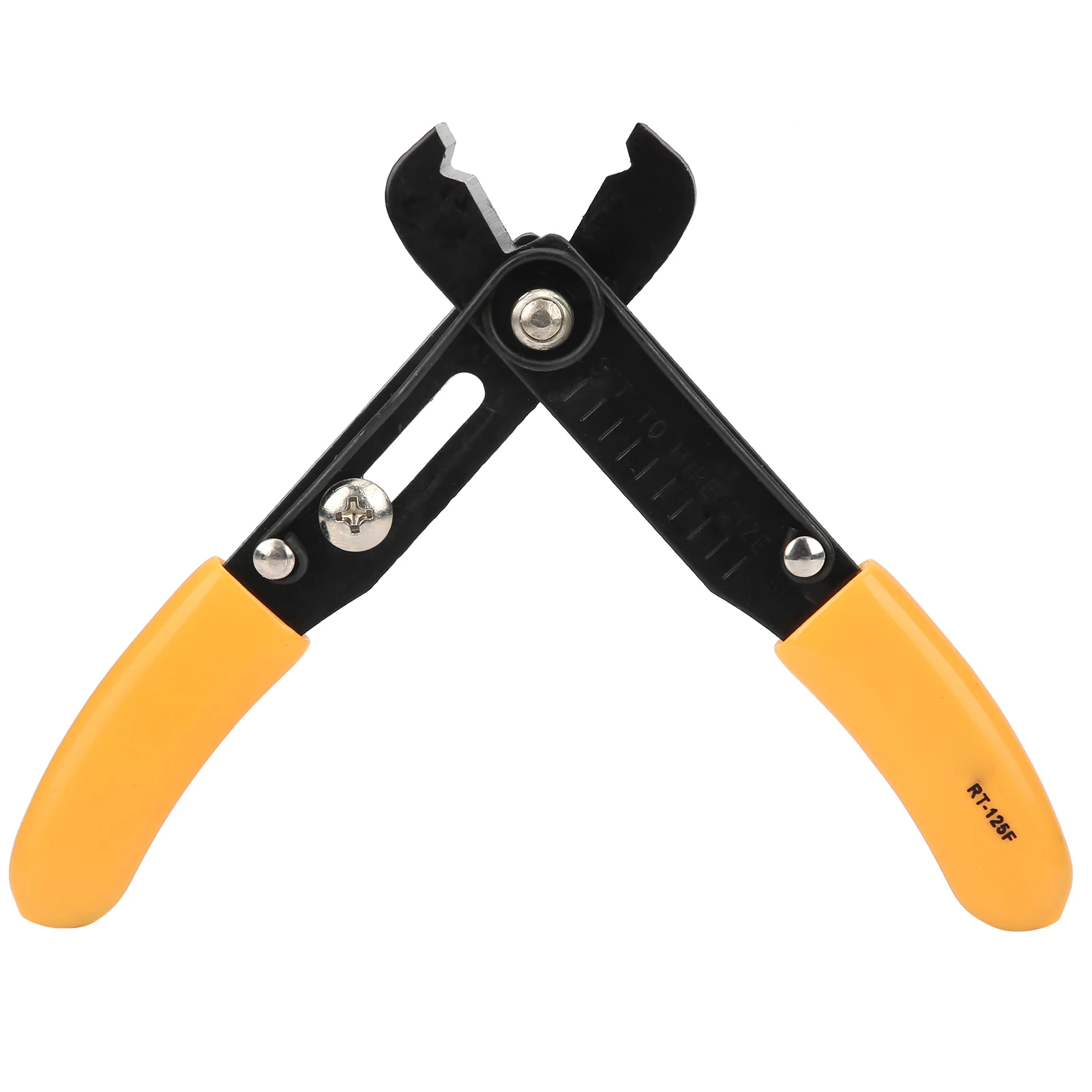 Adjustable Wire Stripper Stripping Pliers Wire Stripper Adjustable Simple Cutter Stripping Pliers Hand Tools 0.5‑4.0mm Yellow