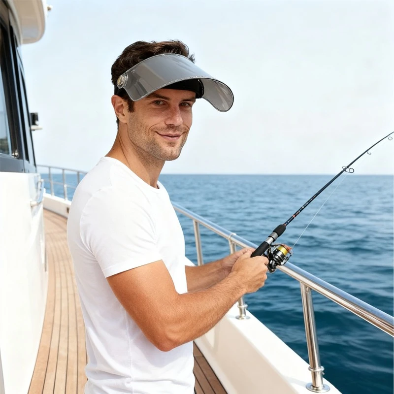 

Многофункциональный солнцезащитный козырек с защитой от УФ-лучей, козырек для красоты лица, защита всего лица, дышащая водонепроницаемая шляпа для рыбалки на открытом воздухе