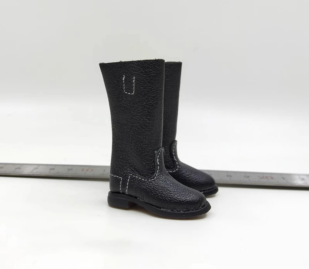 

1/6 Alert Line AL100043 WWII Series Soviet Soldier Russian Doll Toy Model Black Hollow Long Boots Shoe For 12" Action Figure