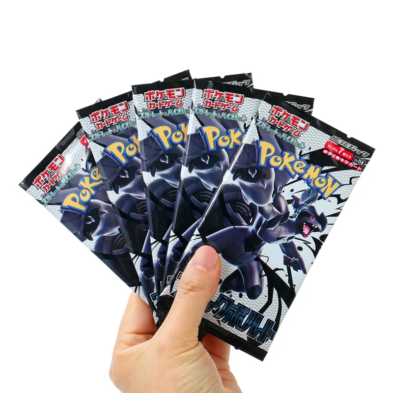 การ์ดโปเกมอนญี่ปุ่น Proxy Card Sv11B Black Bolt Scarlet Violet 151 Reshiram Zekrom Ex Victini 288/sv-P ของสะสมการ์ดเกม ของเล่น