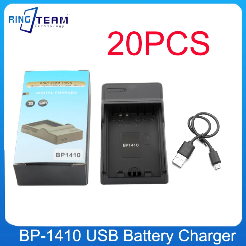 

20PCS/LOTS BP1410 BP-1410 USB Charger For Samsung Micro SLR Camera Battery BP1410 NX30 WB2200F