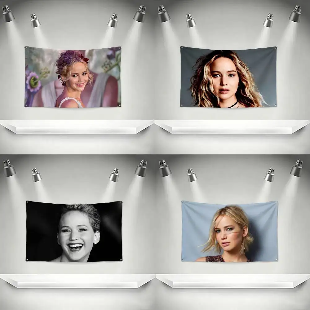 Jennifer Lawrence (2) Flag Suitable For Party Club Outdoor Interior Wall Decoration Banner Fans Gift