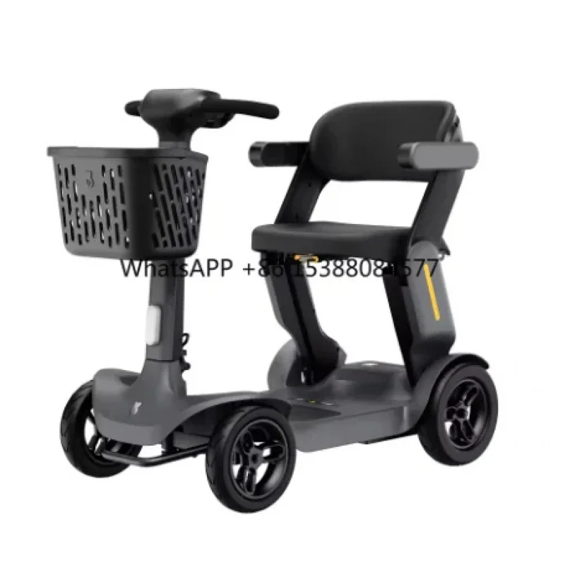 

Off Road Foldable Elder Mobility Scooter 4 Wheel with Lithium Battery Portable Travel Device