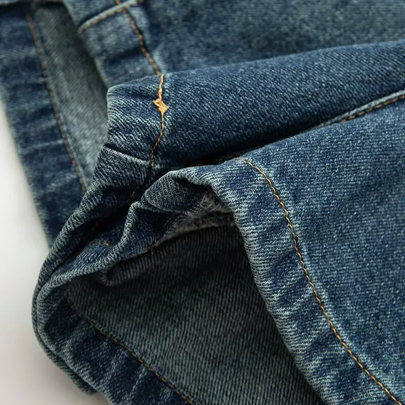 จั๊มพ์สูทขาสั้นยีนส์แบบผูกคอ เปิดหลัง สไตล์ลำลอง เรียบง่าย ดูดี มีสไตล์ สำหรับผู้หญิง ฤดูร้อน ปี 2025