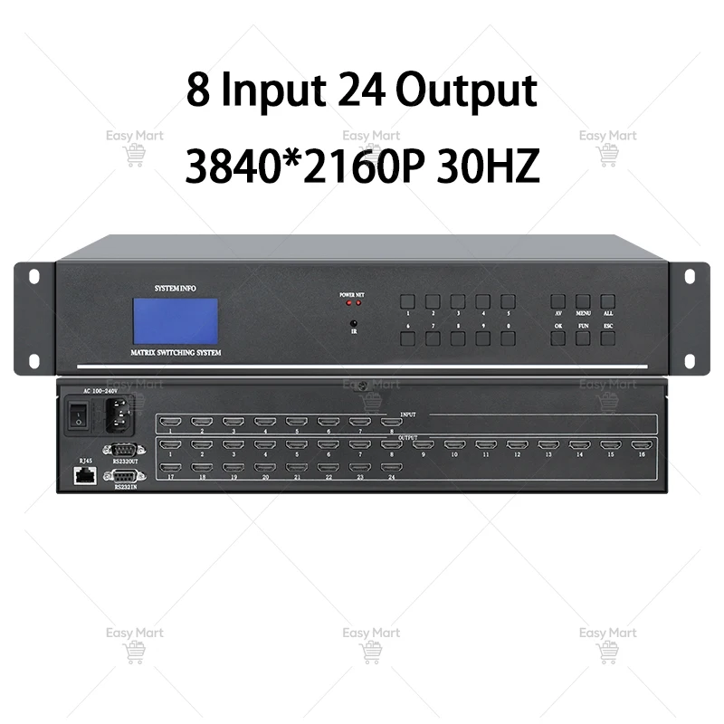 16x16 16x32Chassis Style Digital Signal Host Matrix Switcher 1080P