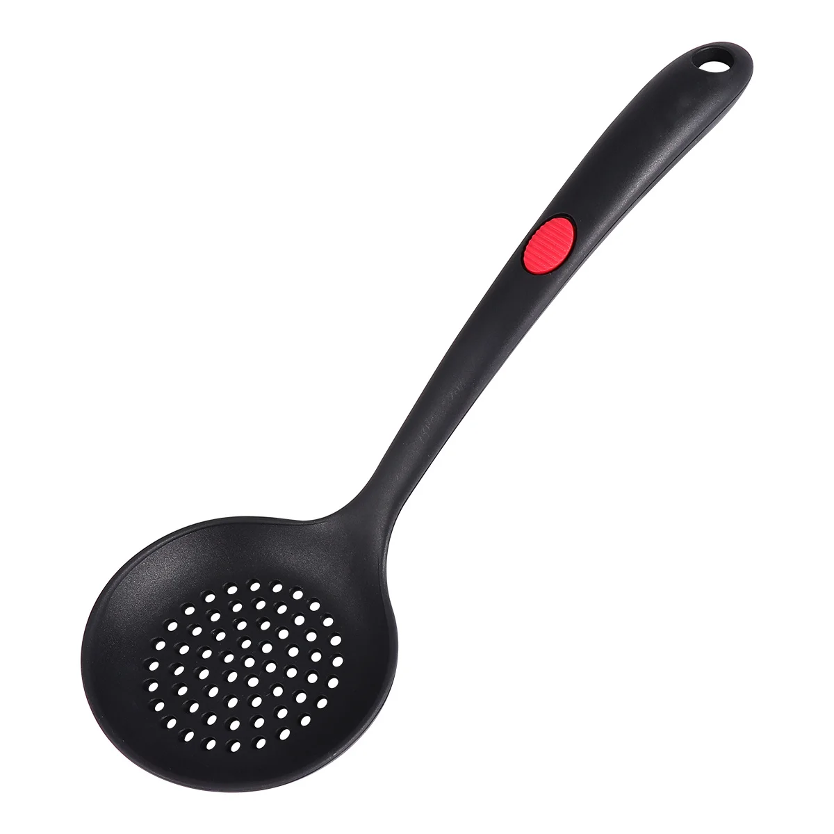 

Silicone Slotted Scoop Black Non Stick Heat Resistant Cooking Utensil for Home Kitchen Restaurant Use Cookware Gadgets