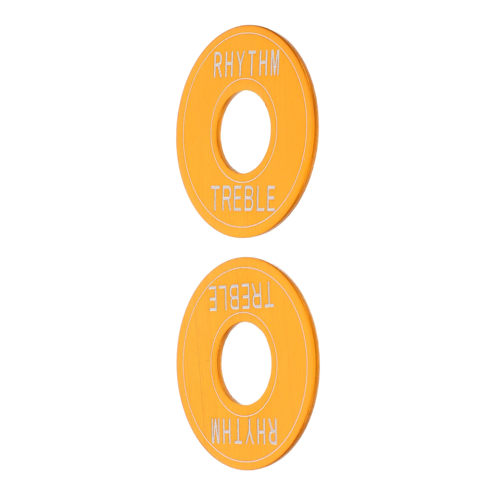 

2Pcs Gold Rhythm Treble Washer Rings for Electric Guitar 13Mm Metal Toggle Switch Plate Enhanced Sound Precision Fit Easy