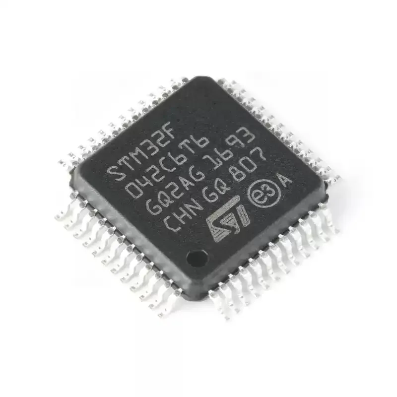 5 قطعة الأصلي حقيقية STM32F042C6T6 LQFP-48 ARM Cortex-M0 32 بت متحكم MCU