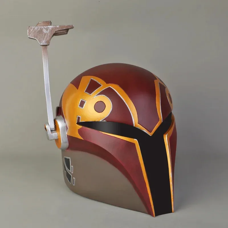 Casco Anime Rebels Maschera Cosplay Sabine Wren Casco Maschere per costumi Full Face PVC Uomo adulto Party Prop