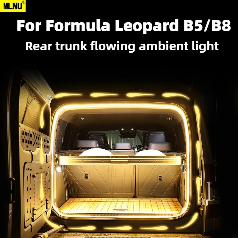 

Waterproof Trunk Lamp For Formula Leopard B5/B8 Accessories 2026/2025,Shockproof&No Wiring Needed Flexible&Bendable 2022-2024