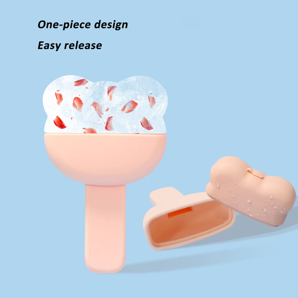 Silicone Ice Cube Roller Face Massage Shrink Pore Eye Puffiness Ice Facial Roller Ice Ball Ice Mold Roller BeautySkin Care Tool