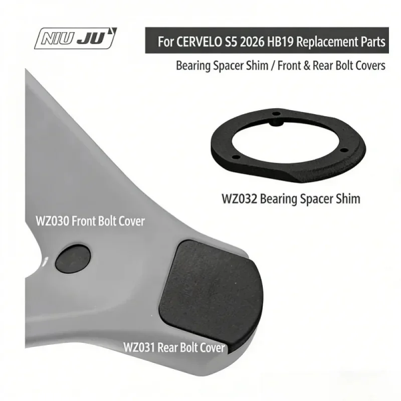 1pc For Cervelo S5 2026 HB19 Handlebar Stem Waterproof Cover Rubber Protective Case Plate Headset Bearing Washer Spacer