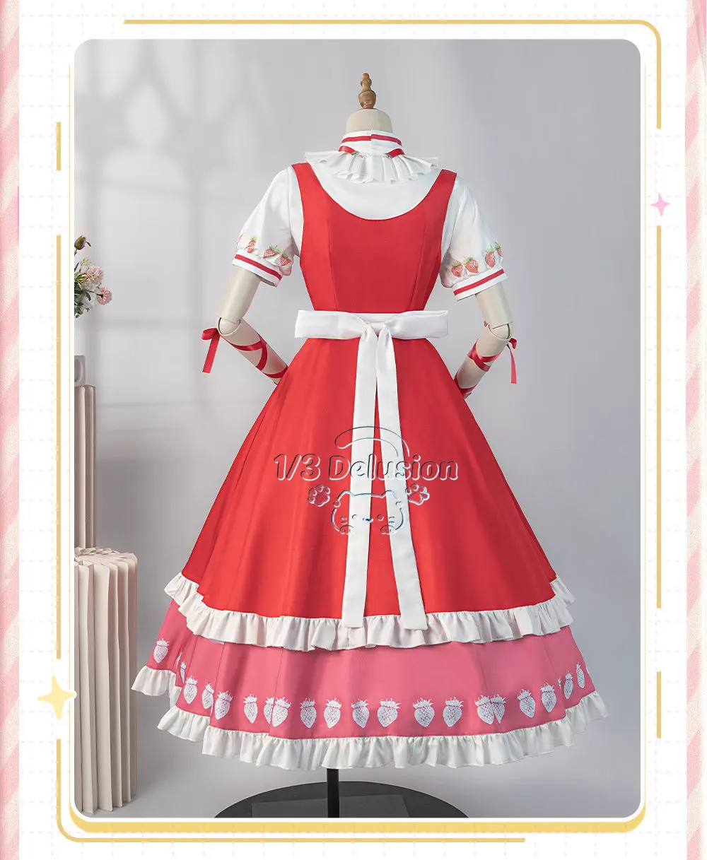 

BanG Dream! Toyama Shoko Cosplay Costume Dessert Heaven Skirt Outfit Halloween Christmas Role Play Clothing 1/3 Delusion
