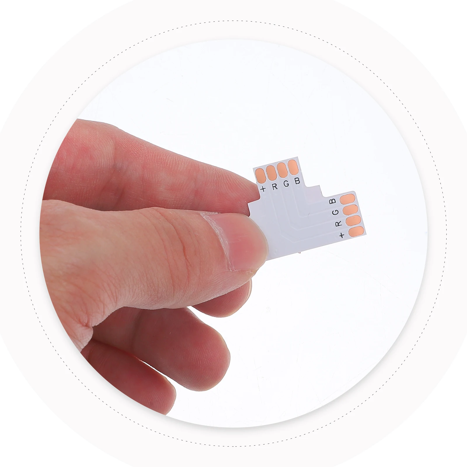 

1 set LED for Bare Board Strips Stable Fixing Accessories Light Strip Clips Lamp Light Strips Fixed Clips Holder Parts