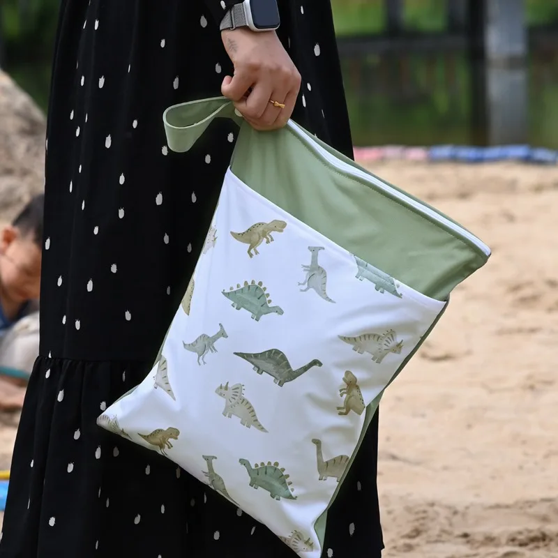 

Baby Travel Storage Bag Baby Stroller Pouch Diaper Wet/dry Bag Waterproof Cloth Diaper Bag Yoga Storage Bag