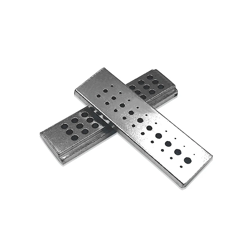 NEW Watch Repair Hole Punch Plate 3 Row 30 Hole Stainless Steel Pin Setter for Perforating Watch Strap Leather Bracelet DIY 1Pc