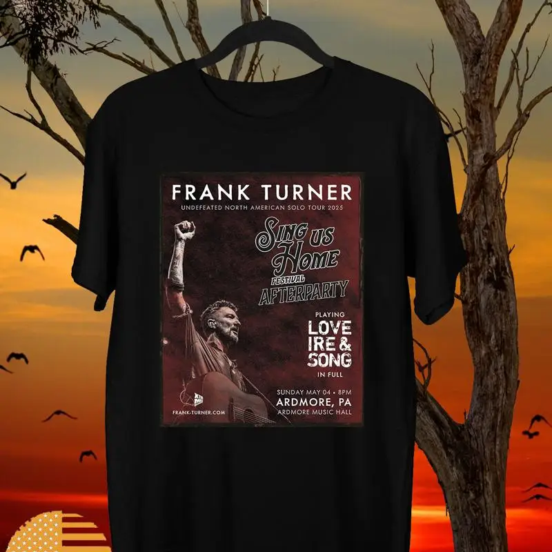 

Футболка Фрэнка Тернера Sing Us Home Tour Festival 2025, полный размер S 5XL ET1135